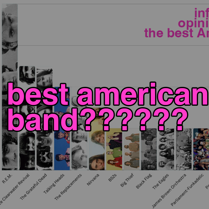 MUSIC DISCOURSE ROUNDUP: which is the best American band??