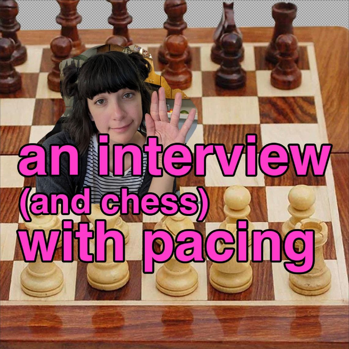 a chess-adjacent chat with pacing