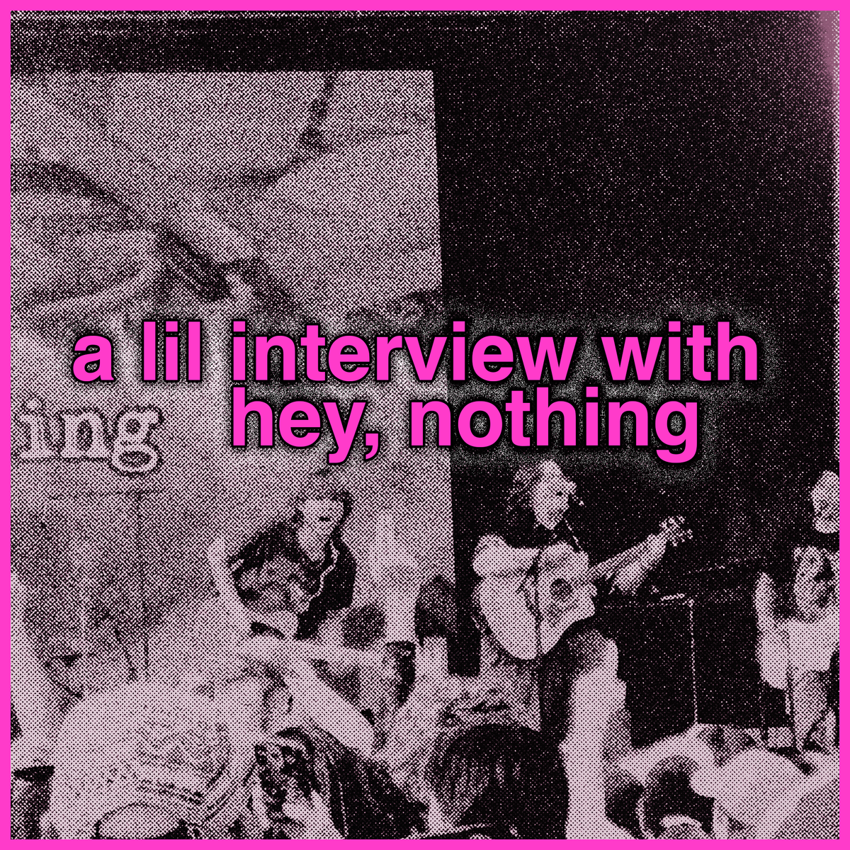 getting festival survival tips from hey, nothing