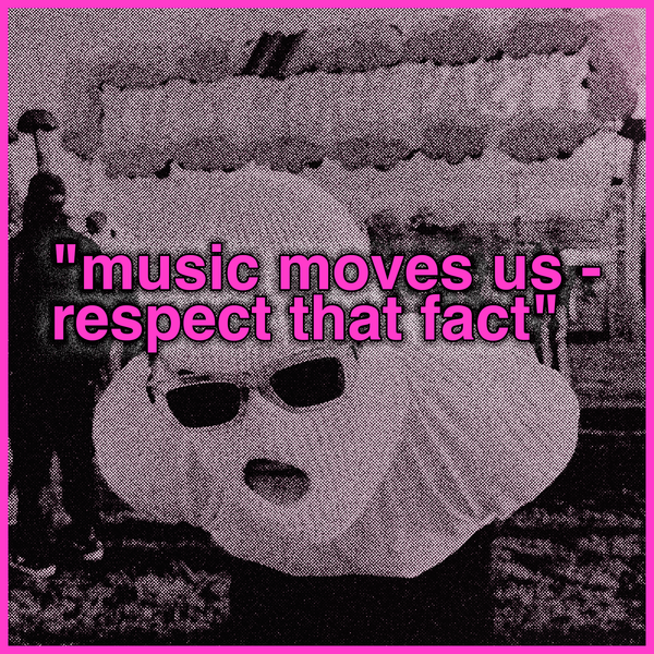 "music moves us. respect that fact" - a lil interview with the masked dancer of Kilby Block Party